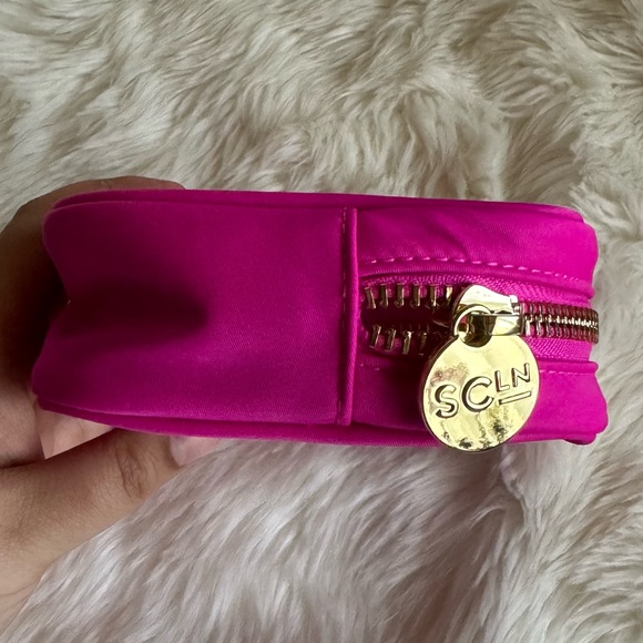 Stoney Clover Lane Clear Front Mini Pouch in Fuchsia - Picture 6 of 11